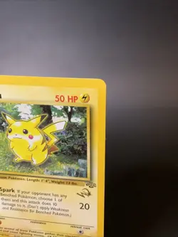 Pikachu Jungle 60/64 1st Edition Gold W Stamp Promo LP Pokemon TCG - Image 4