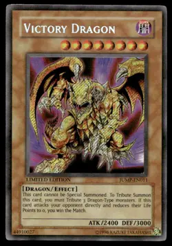 Yu-Gi-Oh TCG Shonen Jump Magazine Promos #JUMP-EN011 Victory Dragon ScR,Limited - Image 1