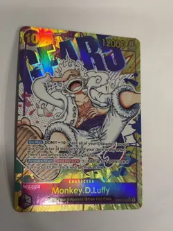 One Piece TCG OP05-119 Monkey D. Luffy Gear 5 Parallel SEC Alt Art English - Image 3