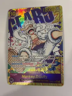 One Piece TCG OP05-119 Monkey D. Luffy Gear 5 Parallel SEC Alt Art English - Image 4