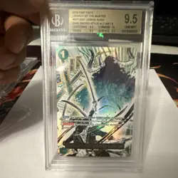 Bandai One Piece Zoro Demon Aura Nine Sword Style Alt Art OP12-037 BGS 9.5 - Image 1