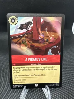 Disney Lorcana - Ursula’s Return - A Pirate's Life - 128/204 - Uncommon - Image 1