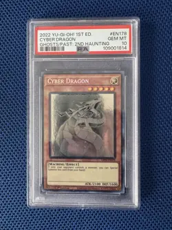 Yu-Gi-Oh Cyber Dragon Ghost Rare 1st Edition GFP2-EN178 NM PSA 10 - Image 1