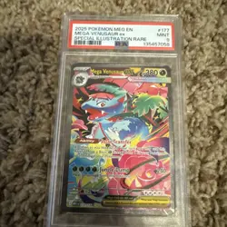 2025 Mega Venusaur ex #177 Special Illustration Rare PSA 9 Pokemon Card - Image 1