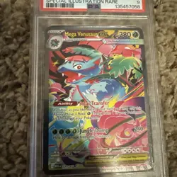 2025 Mega Venusaur ex #177 Special Illustration Rare PSA 9 Pokemon Card - Image 3