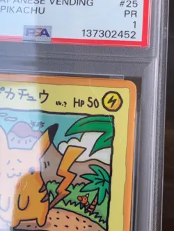 PSA 1 POKEMON CARD JAPANESE VENDING SERIES III 25 OOYAMA'S PIKACHU Rare - Image 2