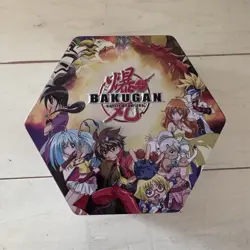 Bakugan Battle Brawlers Tin Set with Figures, Collectible Cards & Rulebook - Image 1
