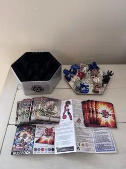 Bakugan Battle Brawlers Tin Set with Figures, Collectible Cards & Rulebook - Image 4
