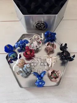 Bakugan Battle Brawlers Tin Set with Figures, Collectible Cards & Rulebook - Image 5