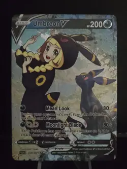 Pokemon Lillie Umbreon V Waifu Cute Doujin Ultra Rare Foil ACG Art Card - NM - Image 5