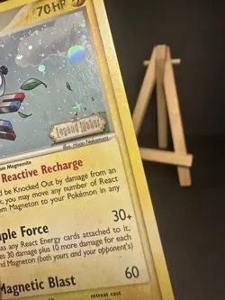 Magneton 22/92 Reverse Holo Rare EX Legend Maker Pokemon Card TCG Stamped LP - Image 3