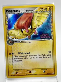 Pidgeotto Stamped Holo 49/110 Pokemon Card 2006 EX Holon Phantoms LP - Image 1