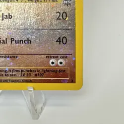 Hitmonchan #2 Best of Game WINNER Stamp Reverse Holo Pokemon TCG Card - Image 4