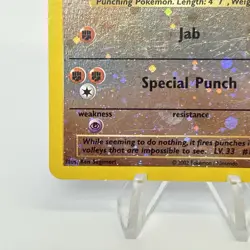 Hitmonchan #2 Best of Game WINNER Stamp Reverse Holo Pokemon TCG Card - Image 5