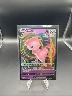 Pokemon TCG Mew V SWSH08 Fusion Strike Ultra Rare Holo Card #113/264 - Image 1