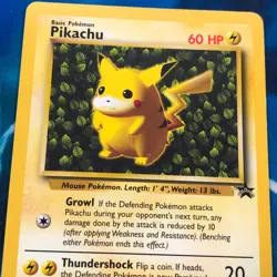 Pikachu - 1 - Ivy Black Star Promo Rare - Pokemon Card - MP - Image 2