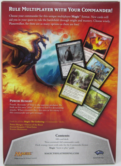 MTG Power Hungry Commander Deck 2013 Sealed - Image 2