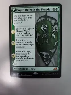 MTG Jugan Defends the Temple/Remnant of the Rising Star Neon Dynasty Reg Mythic - Image 1