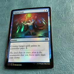 Mana Leak Double Masters 2022 NM Foil - Image 2