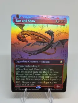 Ran and Shaw (Borderless) FOIL X1 TLA MTG Avatar The Last Airbender FB3 - Image 1