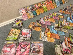 Lot of 100 Ex & V Ultra Rare Only!! Pokemon Cards Charizard, Venusaur Bulk Holo - Image 5