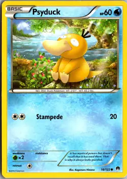Psyduck 16/122 Common XY - BREAKpoint LP Pokemon Card - Image 1