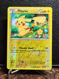 Pokemon TCG Pikachu Furious Fists 27/111 Reverse Holo Common - Image 1