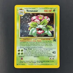 Venusaur #13 Holo WotC Black Star Promo Vintage Pokemon TCG Card - Image 1