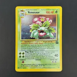 Venusaur #13 Holo WotC Black Star Promo Vintage Pokemon TCG Card - Image 3