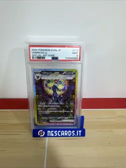 2024 Pokemon Japanese Sv8a: Terastal Festival Umbreon EX SAR #217 PSA 9 MINT - Image 1