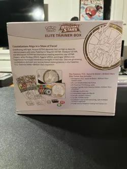 Pokemon TCG Brilliant Stars Elite Trainer Box (ETB) New Sealed See Description - Image 2
