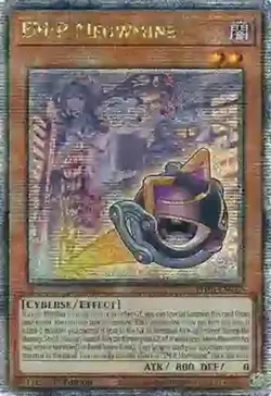 Yugioh! LP EM:P Meowmine - PHNI-EN032 - Quarter Century Secret Rare - 1st Editio - Image 1