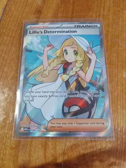 Lillie's Determination SR 169/132 Mega Evolution Pokemon TCG Near Mint NM - Image 1