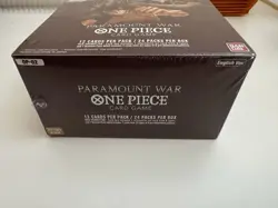 One Piece Paramount War Booster Box (OP-02) Sealed English 1st Wave - Image 2
