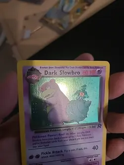 Dark Slowbro - 12/82 - Pokemon Team Rocket Unlimited Holo Rare Card WOTC NM/LP - Image 4