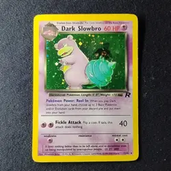 Pokemon TCG Dark Slowbro Team Rocket 12/82 Unlimited Holo Rare MP - Image 1