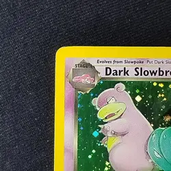 Pokemon TCG Dark Slowbro Team Rocket 12/82 Unlimited Holo Rare MP - Image 2