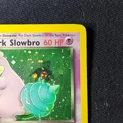 Pokemon TCG Dark Slowbro Team Rocket 12/82 Unlimited Holo Rare MP - Image 3