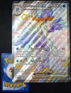 Quaquaval EX SVP 084 Promo Textured Holo - Jumbo Pokemon Card #5H7 - Image 1