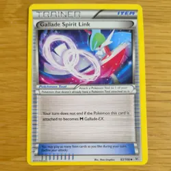 GALLADE SPIRIT LINK 83/108 POKEMON CARD (XY ROARING SKIES SET) - Image 2