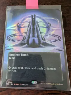 Borderless FOIL Ancient Tomb Edge Of Eternities - Image 1