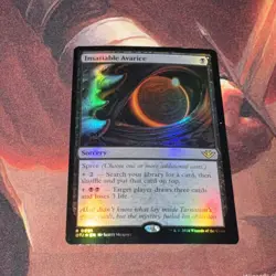 Insatiable Avarice X1 Mtg Outlaws Of Thunder Junction Nm Foil Prerelease - Image 1
