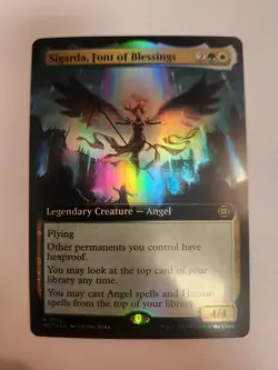 Sigarda, Font of Blessings Extended Art Foil March of the Machine: The Aftermath - Image 1