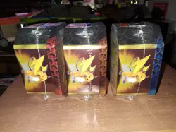 Lot Of 3 Pokemon Hidden Fates Tins Art Set - Charizard Raichu Gyarados GX - New - Image 3