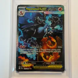Pokemon 2025 Mega Charizard X ex 125/094 SIR Phantasmal Flames GEM MINT PSA 10 - Image 3