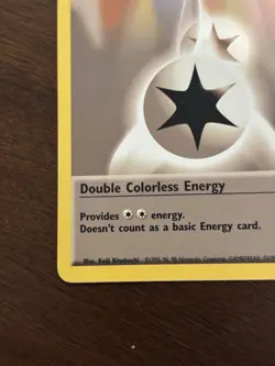 Pokemon TCG Double Colorless Energy Base Set 96/102 Uncommon Regular English - Image 3