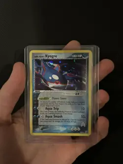 Team Aqua's Kyogre 3/95 Team Aqua vs Team Magma Pokemon TCG Holo - LP - Image 1