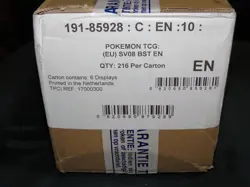 Pokemon TCG Surging Sparks Booster Box Sealed Case (6 boxes) - Image 1