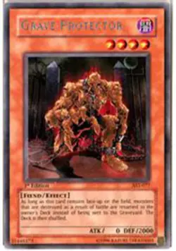 1x (P) Grave Protector - AST-077 - Rare - 1st Edition YuGiOh - Image 1