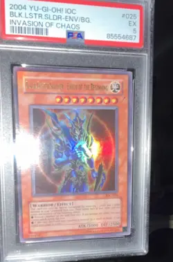 Konami Yu-Gi-Oh! Black Luster Soldier IOC-025 PSA 5 Ultra Rare - Image 1